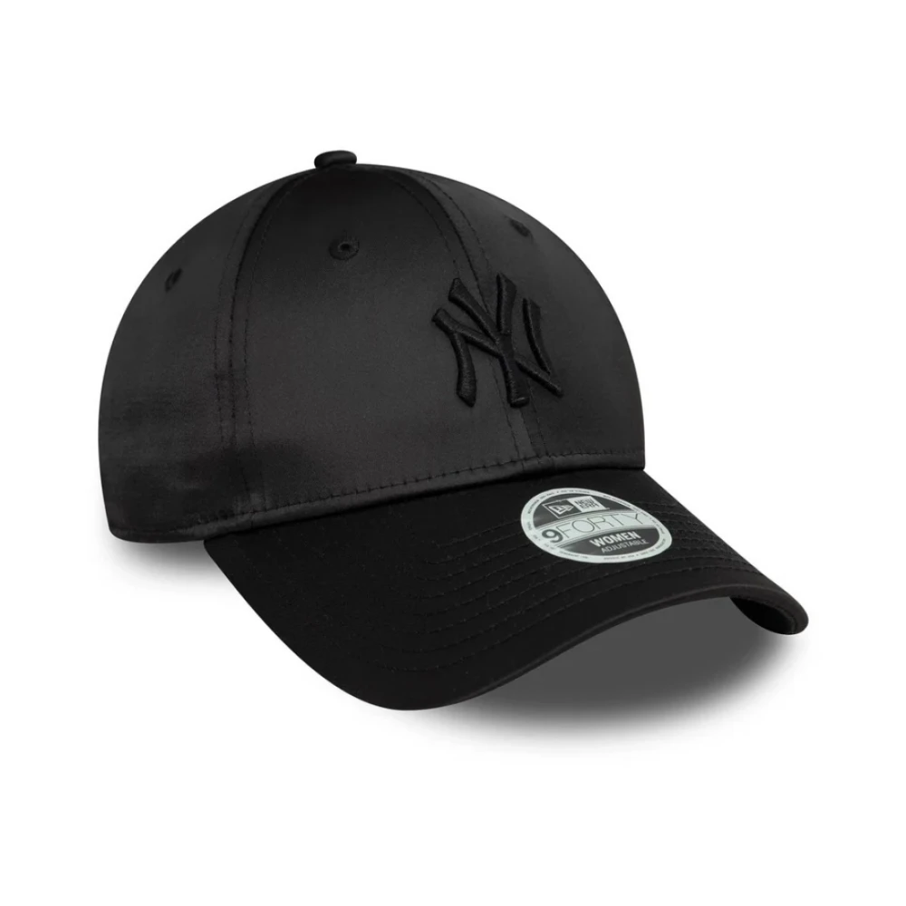 new era Yankees Satin 9Forty Damespet Black Dames