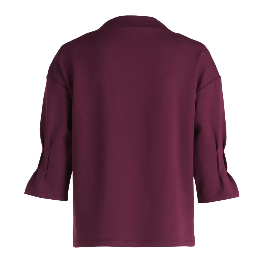 Betty Barclay Trompetmouw Sweatshirt Purple Dames