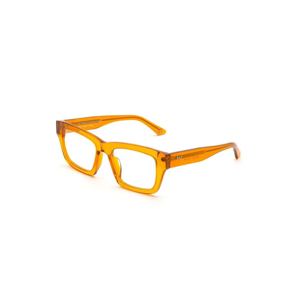 Retrosuperfuture Glasses Orange Heren