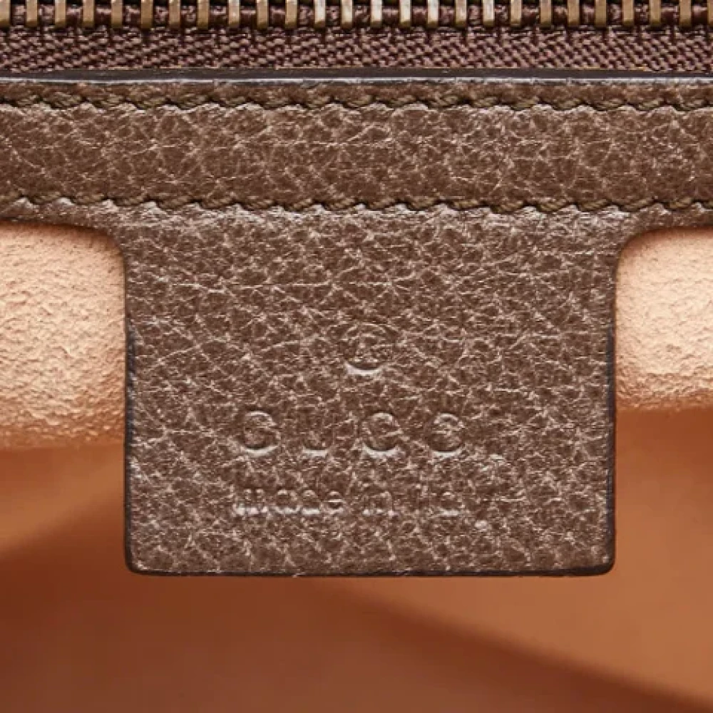 Gucci Vintage Pre-owned Leather shoulder-bags Brown Dames