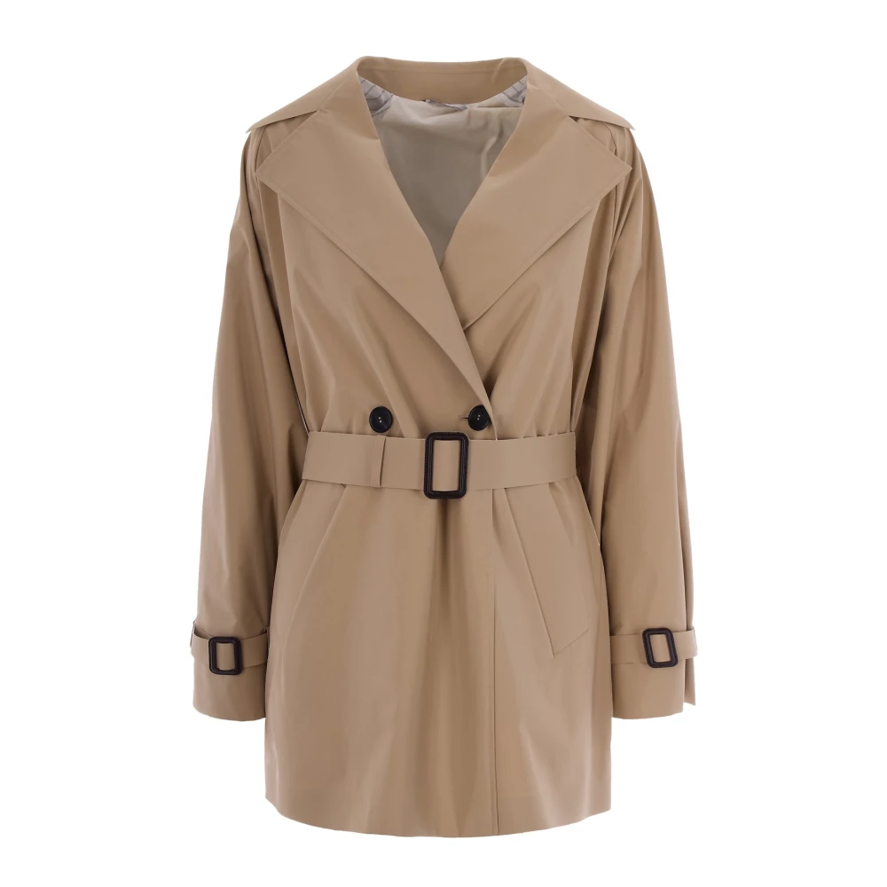 Max Mara Beige Dovatta Trench Coat - Female - Trench Coats - 2XS - Coats