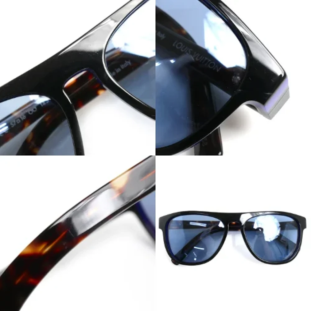 Louis Vuitton Vintage Pre-owned Glass sunglasses Black Dames