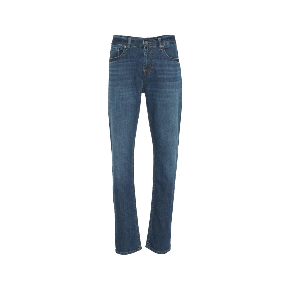 7 For All Mankind Blauwe Slimmy Slim Fit Jeans Blue Heren