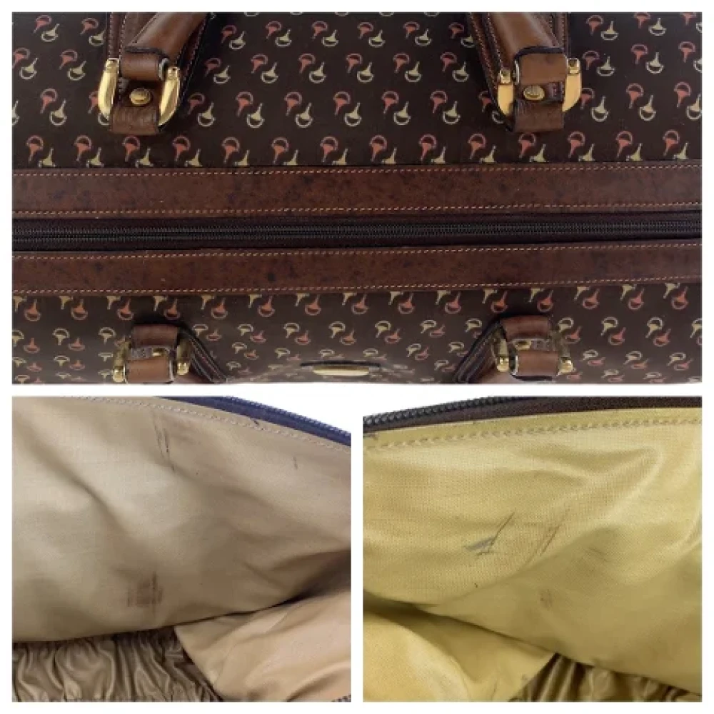 Gucci Vintage Pre-owned Canvas gucci-bags Brown Dames