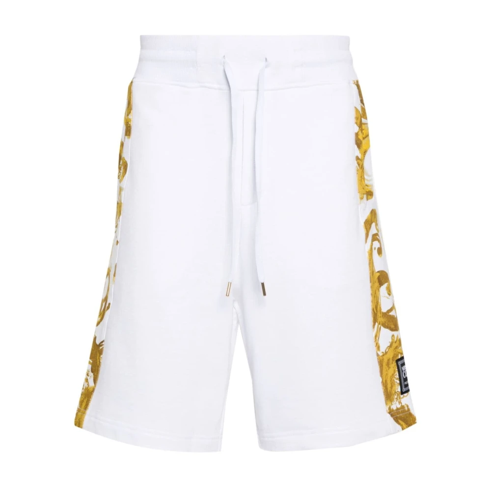 Versace Jeans Couture Witte Herenshorts Ss24 White Heren