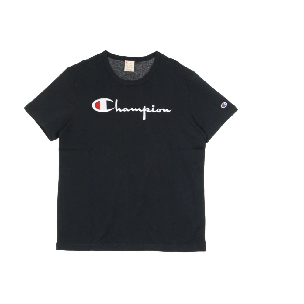 Champion Navy Crewneck Tee Shirt Blue Heren