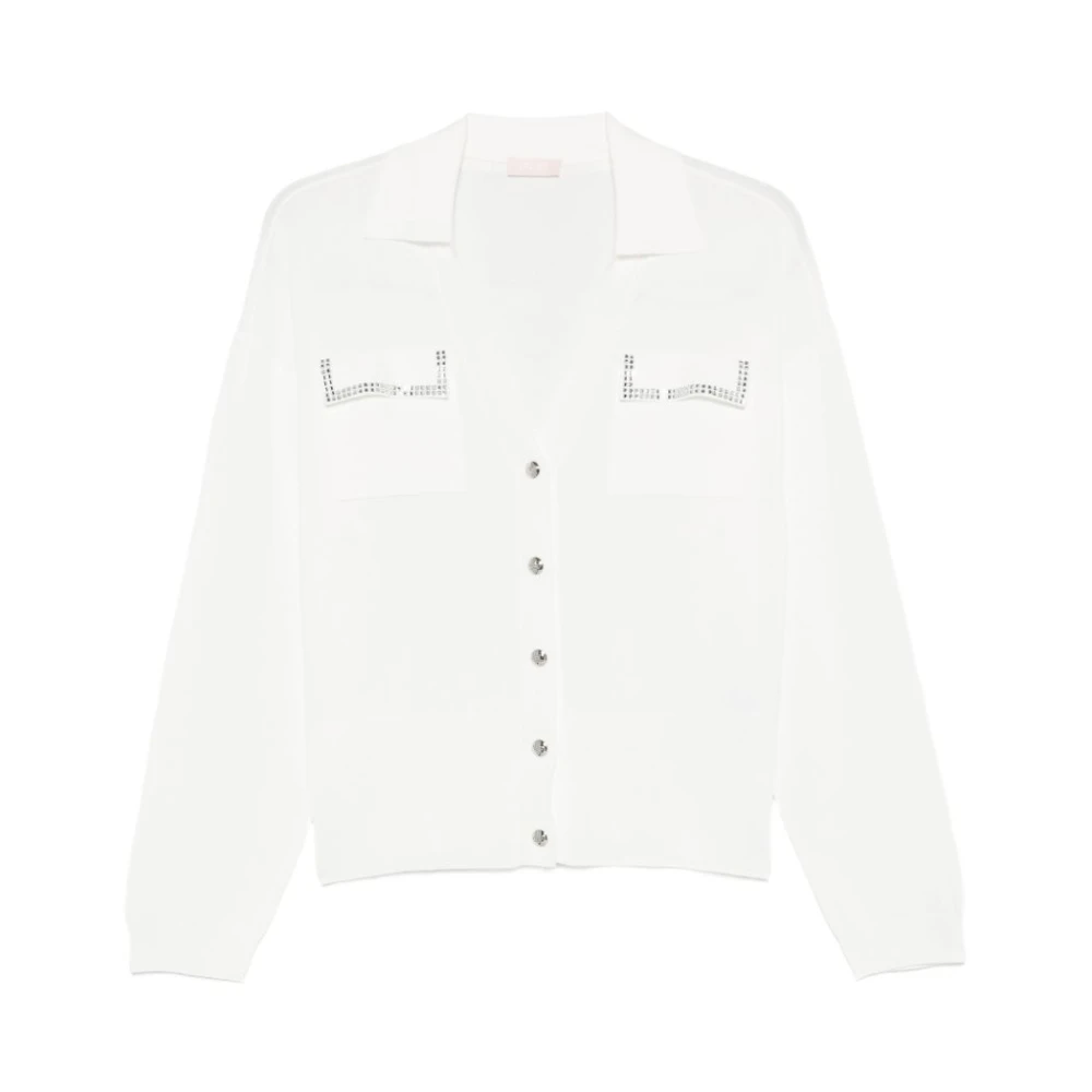 Liu Jo Femme Blanc Blouses Et Chemises, Taille: 42 Fr Chemise Ornée