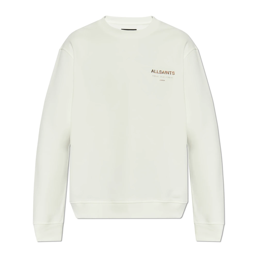 AllSaints Underground Sweatshirt White Heren