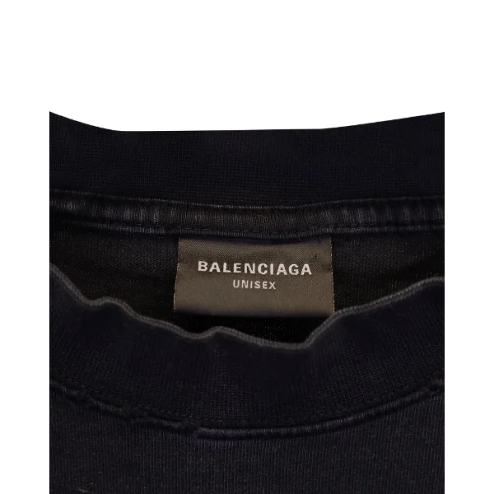Balenciaga Vintage Pre-owned Cotton tops Black Dames