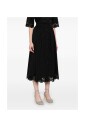 jupe-en-melange-de-coton-noir