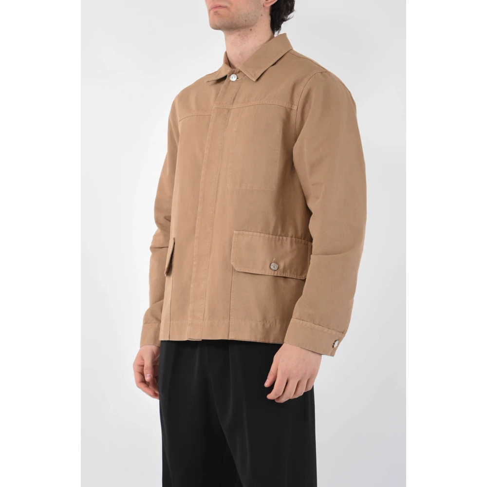 Mauro Grifoni Winter Jackets Beige Heren