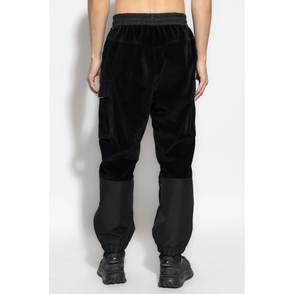 Moncler Ribfluwelen broek Black Heren