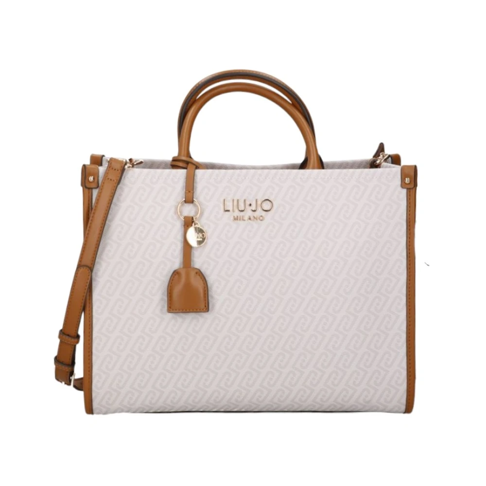 Liu Jo Mujer Beige - Bolso Tote Con Logo- Bags - One Size- Bolso Tote Con Logo