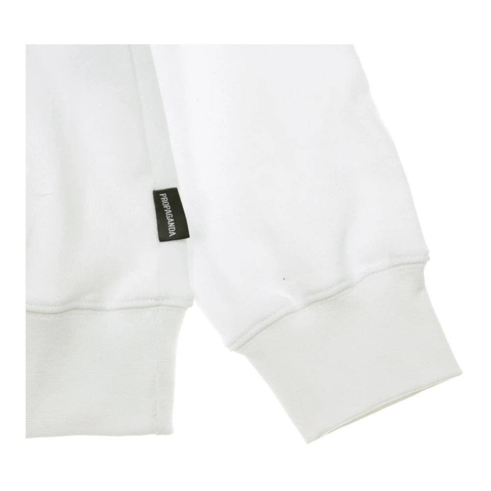 Propaganda Marmer Hoodie Wit White Heren