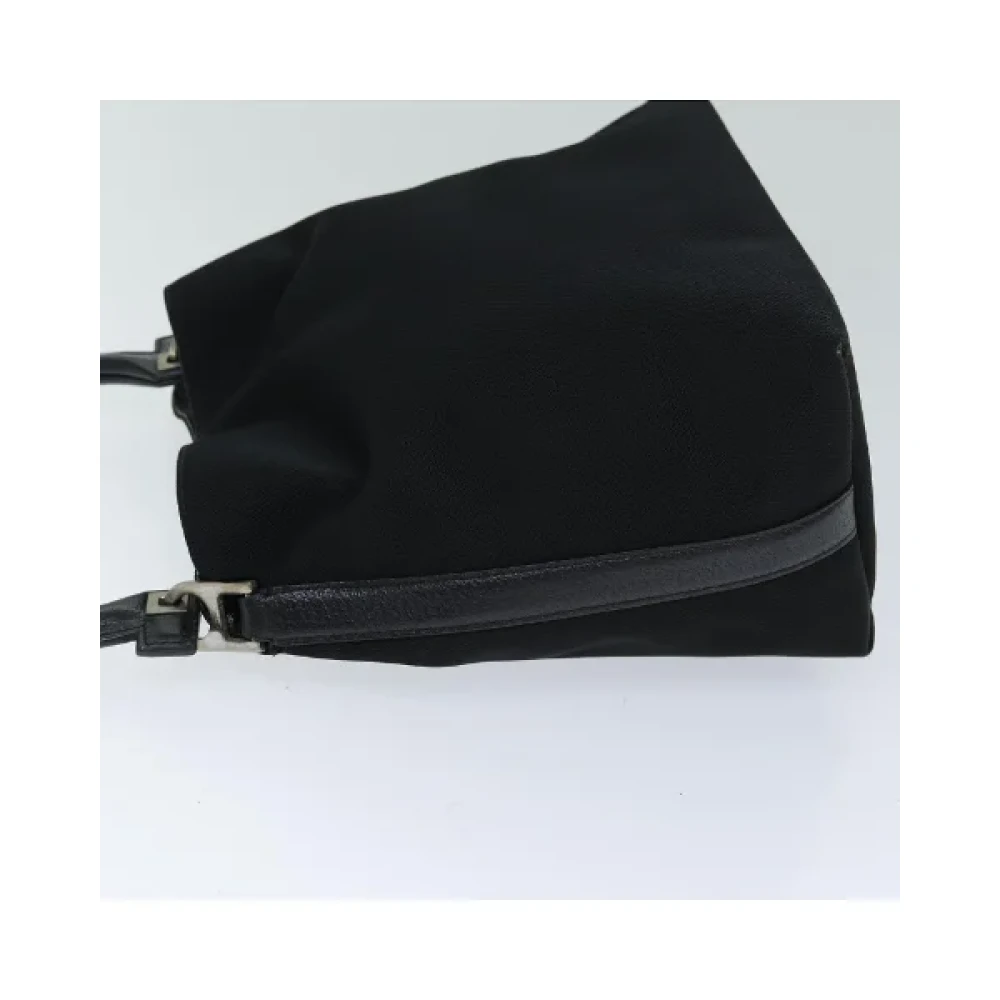 Salvatore Ferragamo Pre-owned Nylon handbags Black Dames