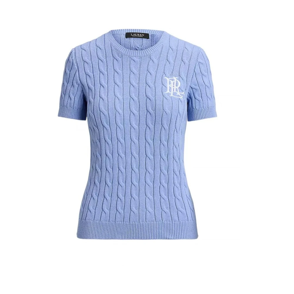 Ralph Lauren Donna Blu Maglie, Xl, New,