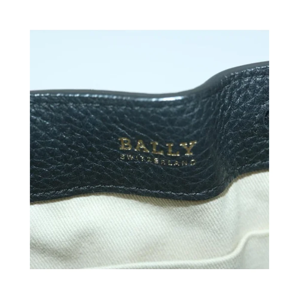 Bally Pre-owned Leather shoulder-bags Black Dames