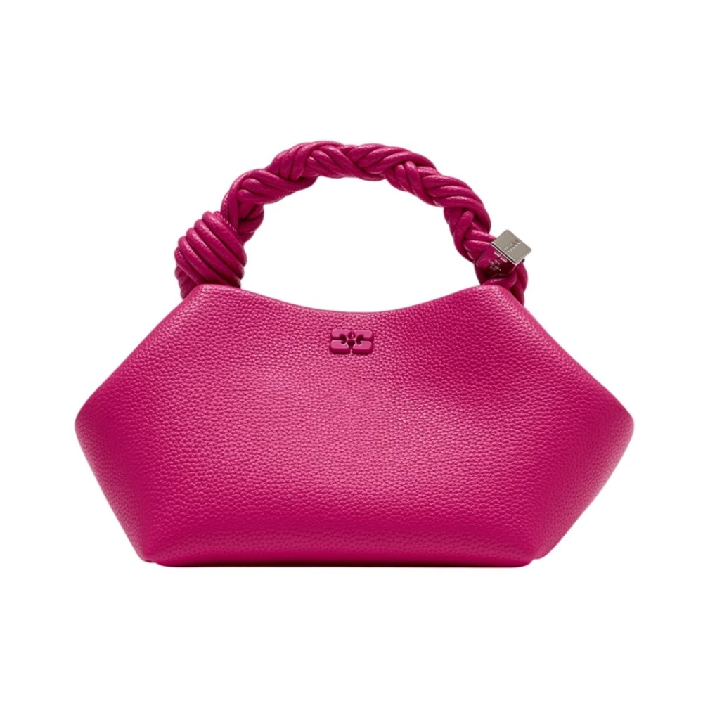 Ganni Women's Pink Small Bou Bag - Handbags - One Size - Bags