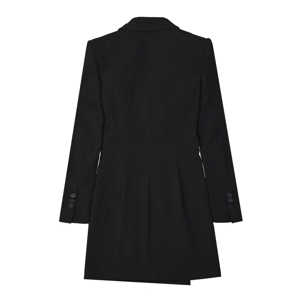 Dsquared2 Elegante Midi Jurk met Zakken Black Dames