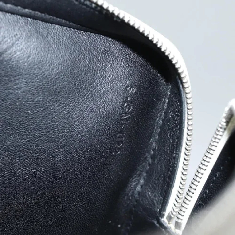 Celine Vintage Pre-owned Leather clutches Black Dames