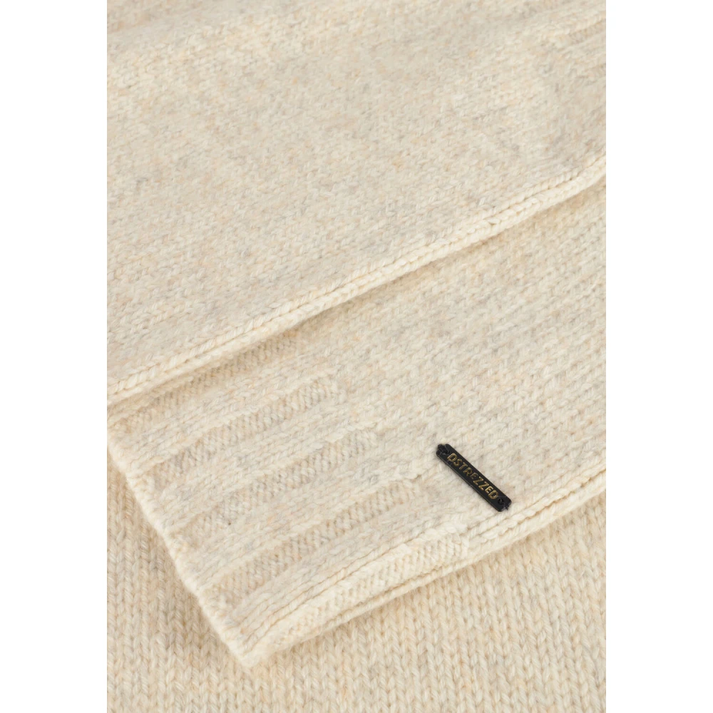 Dstrezzed Heren Turtleneck Sweaters & Vests White Heren