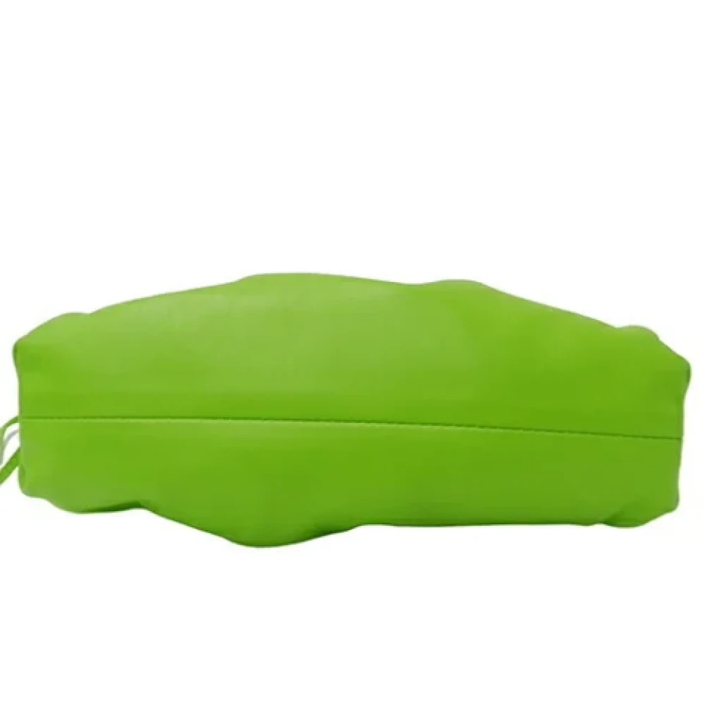 Bottega Veneta Vintage Pre-owned Leather pouches Green Dames