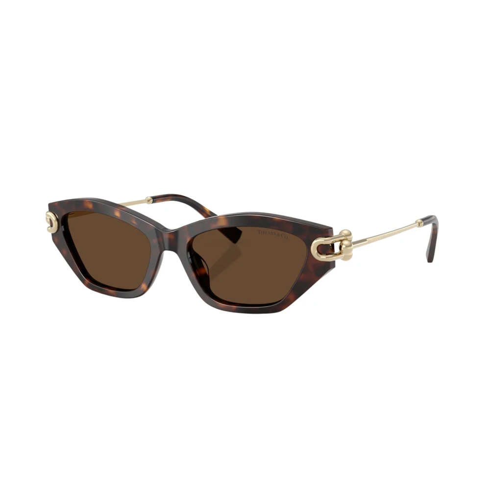 Tiffany & Co. Woman Sunglass TF4231U - Frame color: Havana, Lens color: Light Brown - Image 3