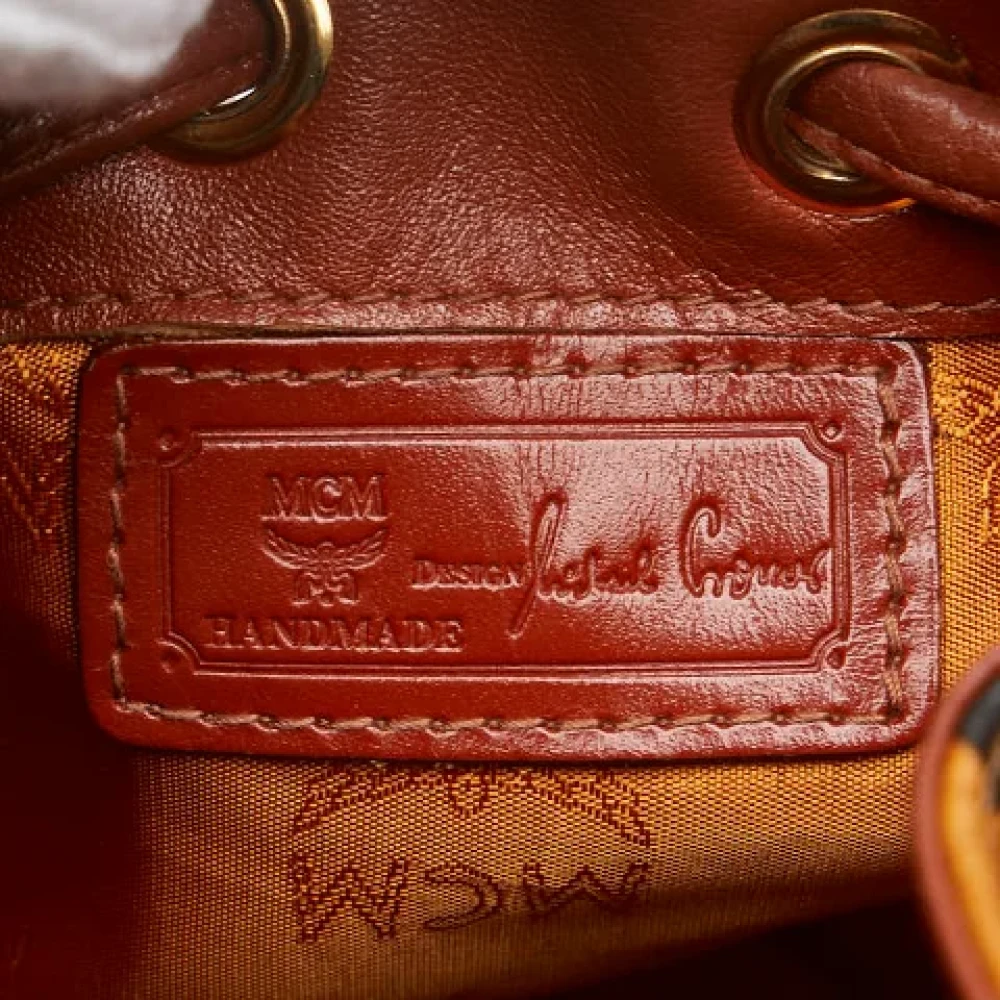 MCM Pre-owned Leather shoulder-bags Brown Dames