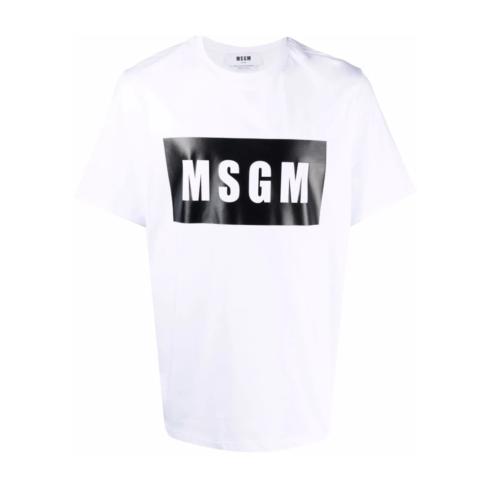 Msgm - Tops > T-Shirts - White - Msgm - Modalova