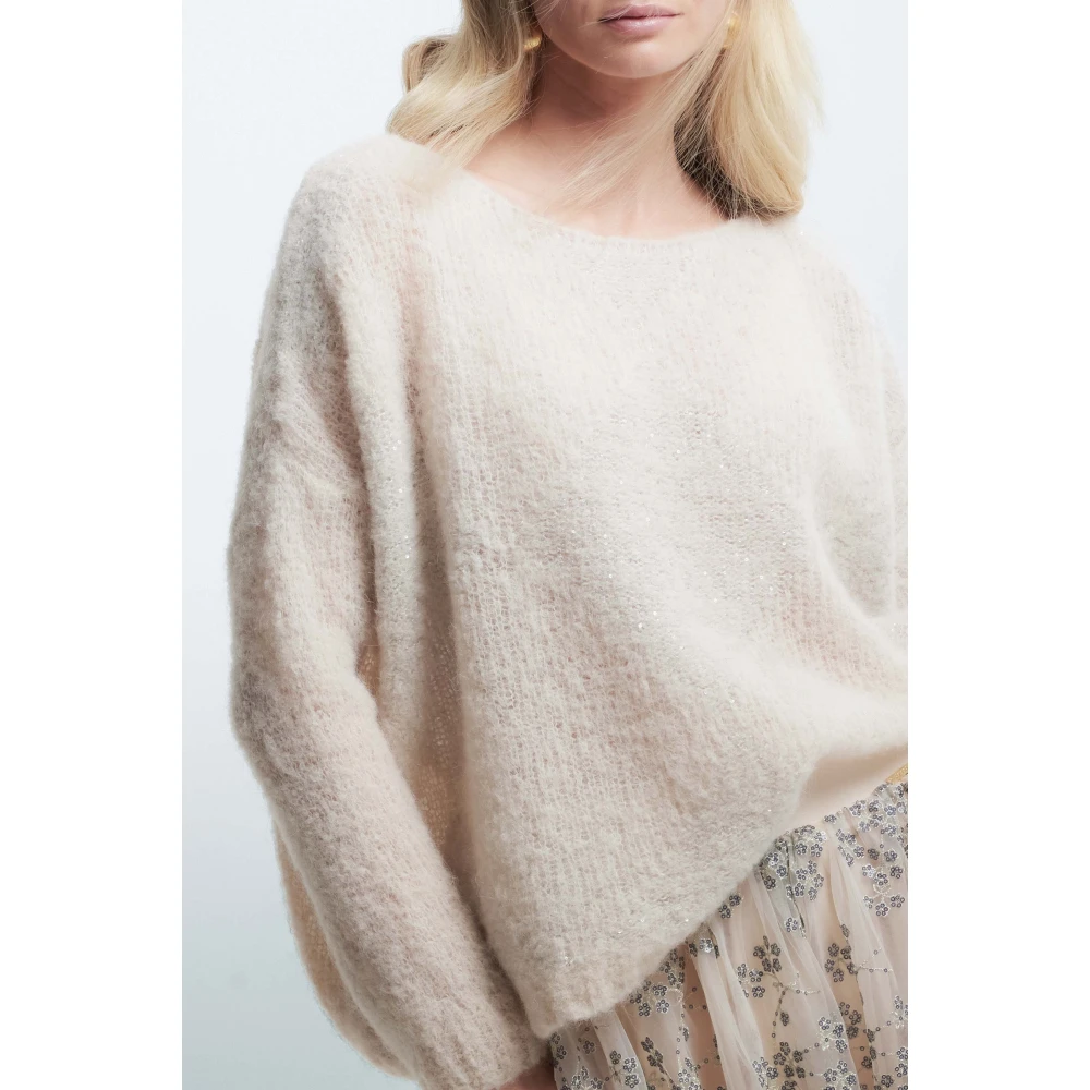 Kocca Trui met diamantpatroon Beige Dames