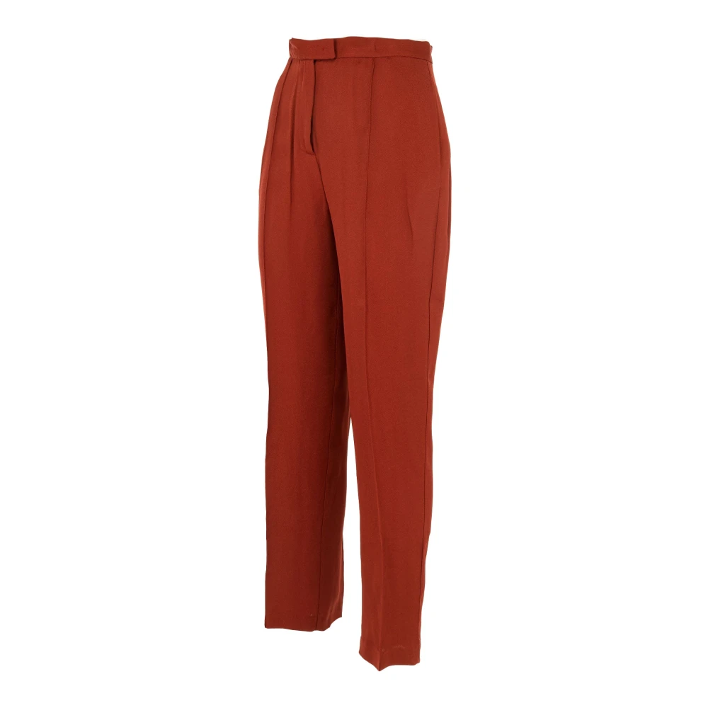 Manila Grace Elegante Palazzo Broek voor Vrouwen Brown Dames