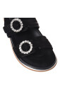 black-suede-and-satin-sandal