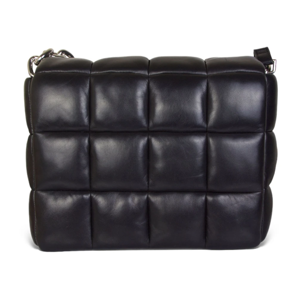 Stand Studio Vierkante Lam Tas in Zwart Black Dames