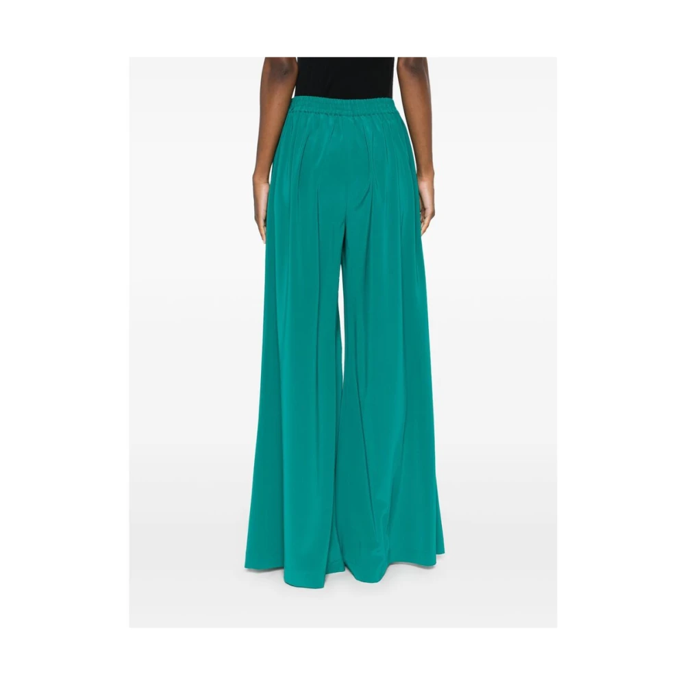 Gianluca Capannolo Elastische taille Aqua Groene broek Green Dames