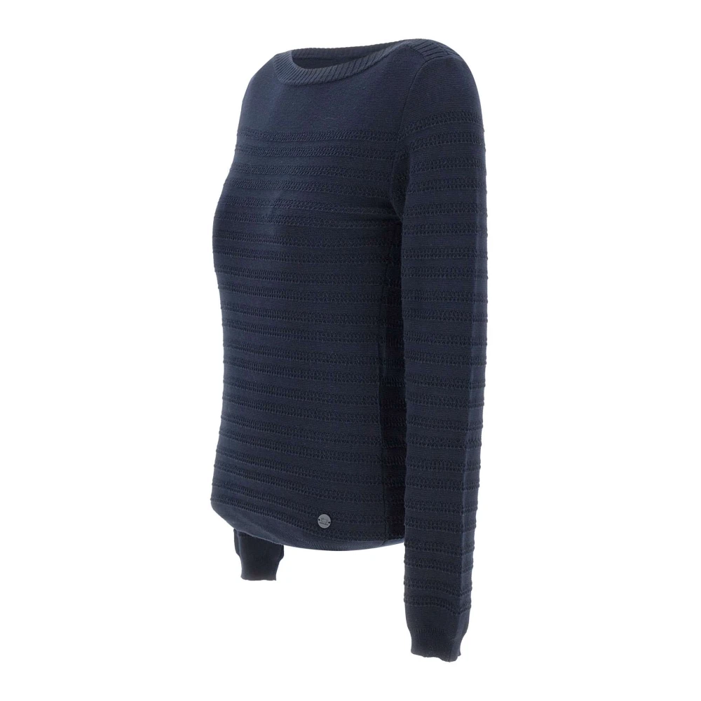 Woolrich Blauwe Sweaters voor Heren Blue Dames
