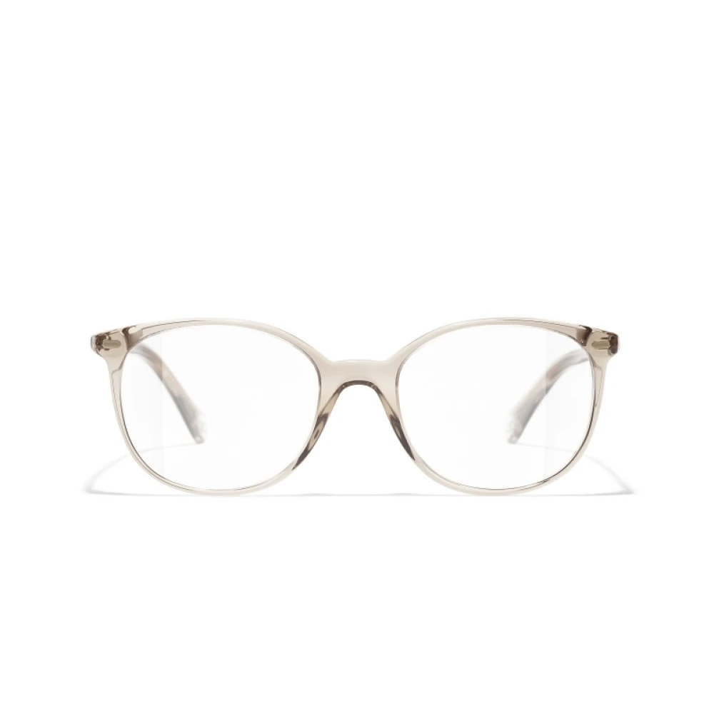 Chanel Iconische originele voorschriftbrillen met garantie Beige Dames