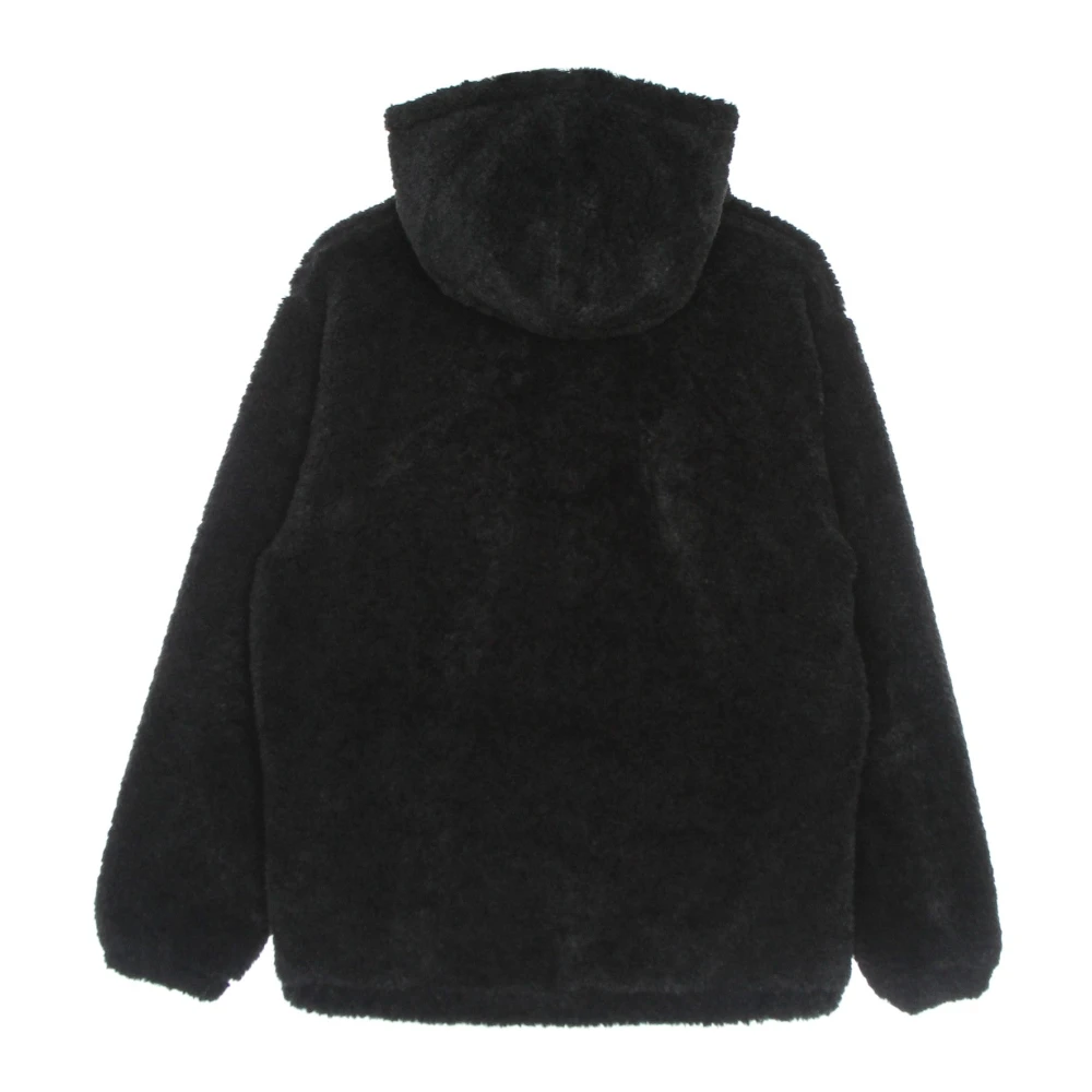 Obey Zwarte Polar Fleece Hoodie met Sherpa Black Heren
