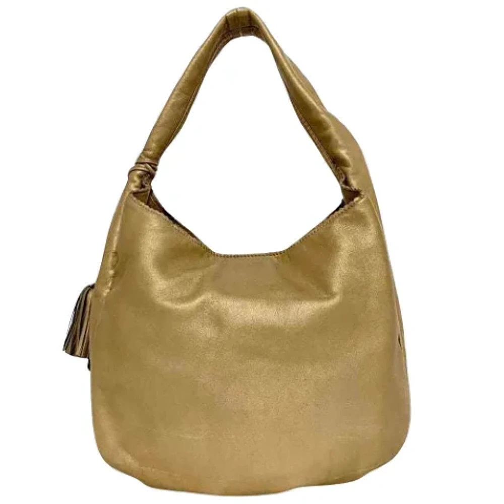 Loewe Pre-owned Leather shoulder-bags Yellow Dames