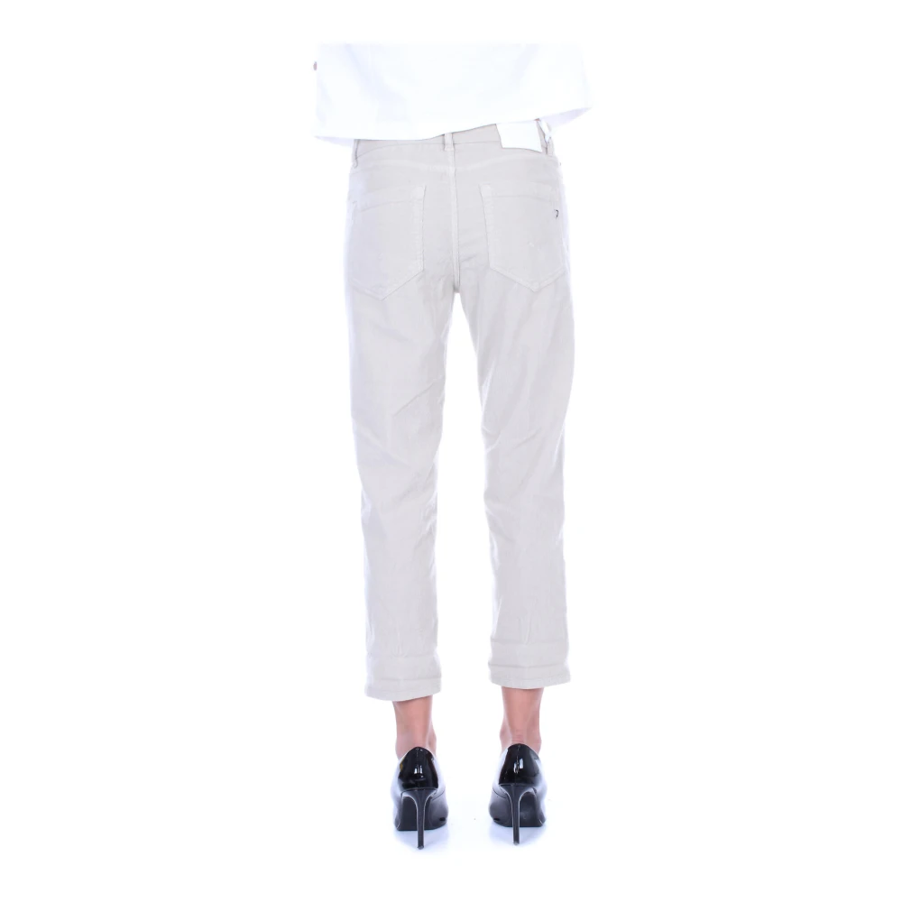 Dondup Grijze Broek met Zijlogo Gray Dames