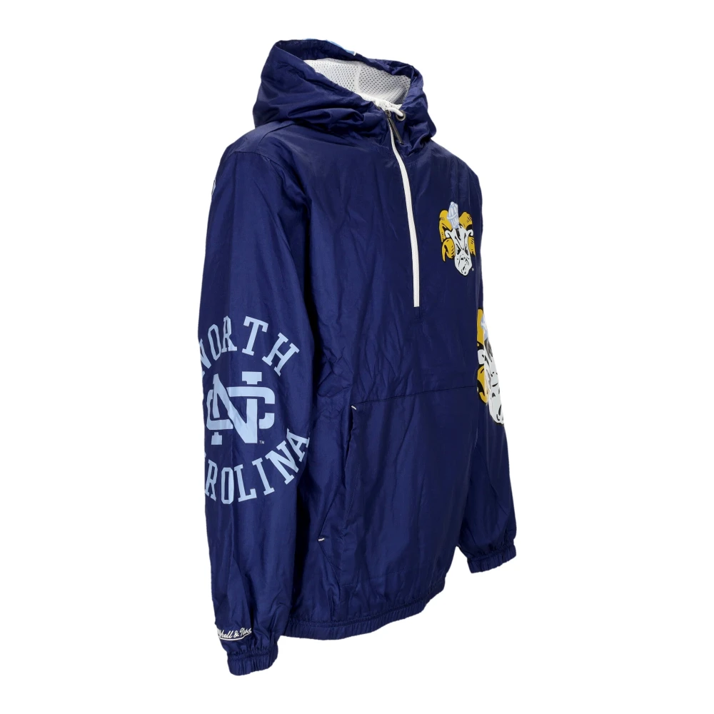 Mitchell & Ness North Carolina Tar Heels Windbreaker Blue Heren