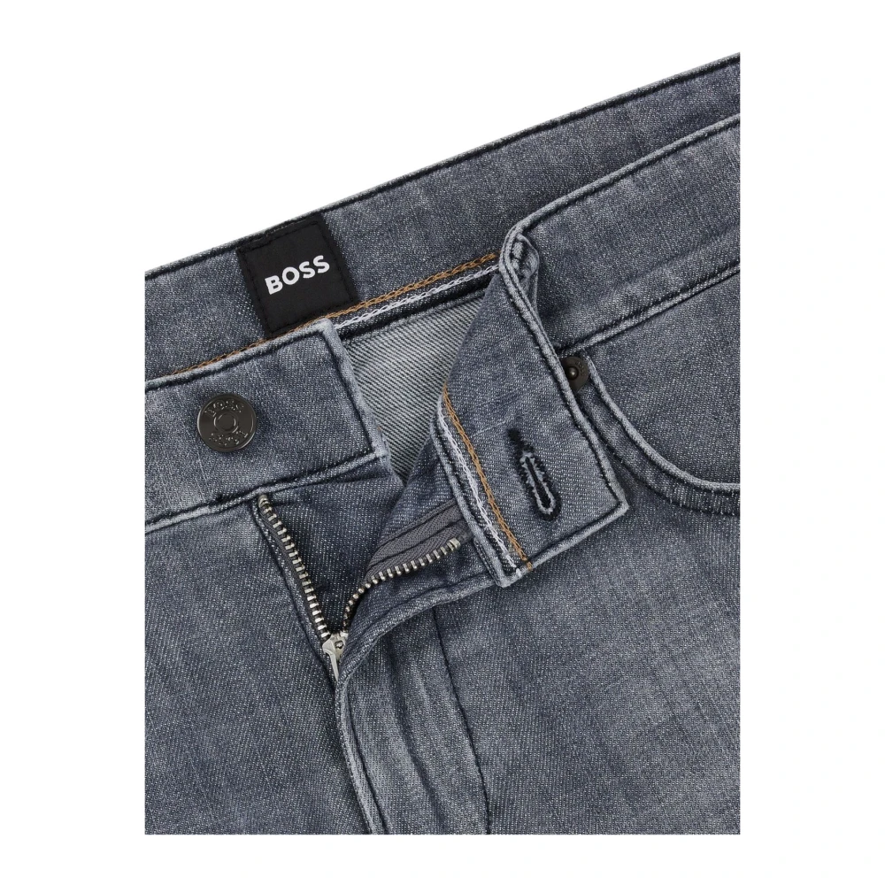 Hugo Boss Slim-fit Jeans Gray Heren