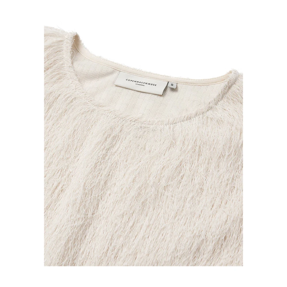 Copenhagen Muse Fallon Tee Stijlvol Grafisch Shirt White Dames