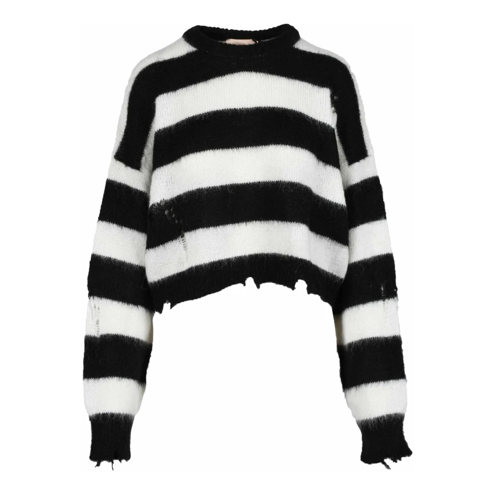 Aniye By Zachte Alpaca Blend Gebreide Trui Black Dames