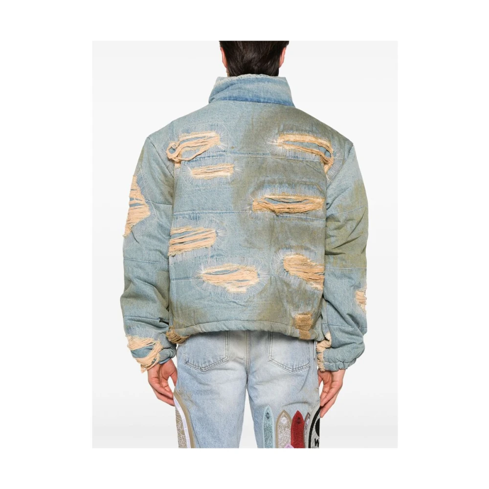 Who Decides War Bleach Wash Denim Jack Multicolor Heren