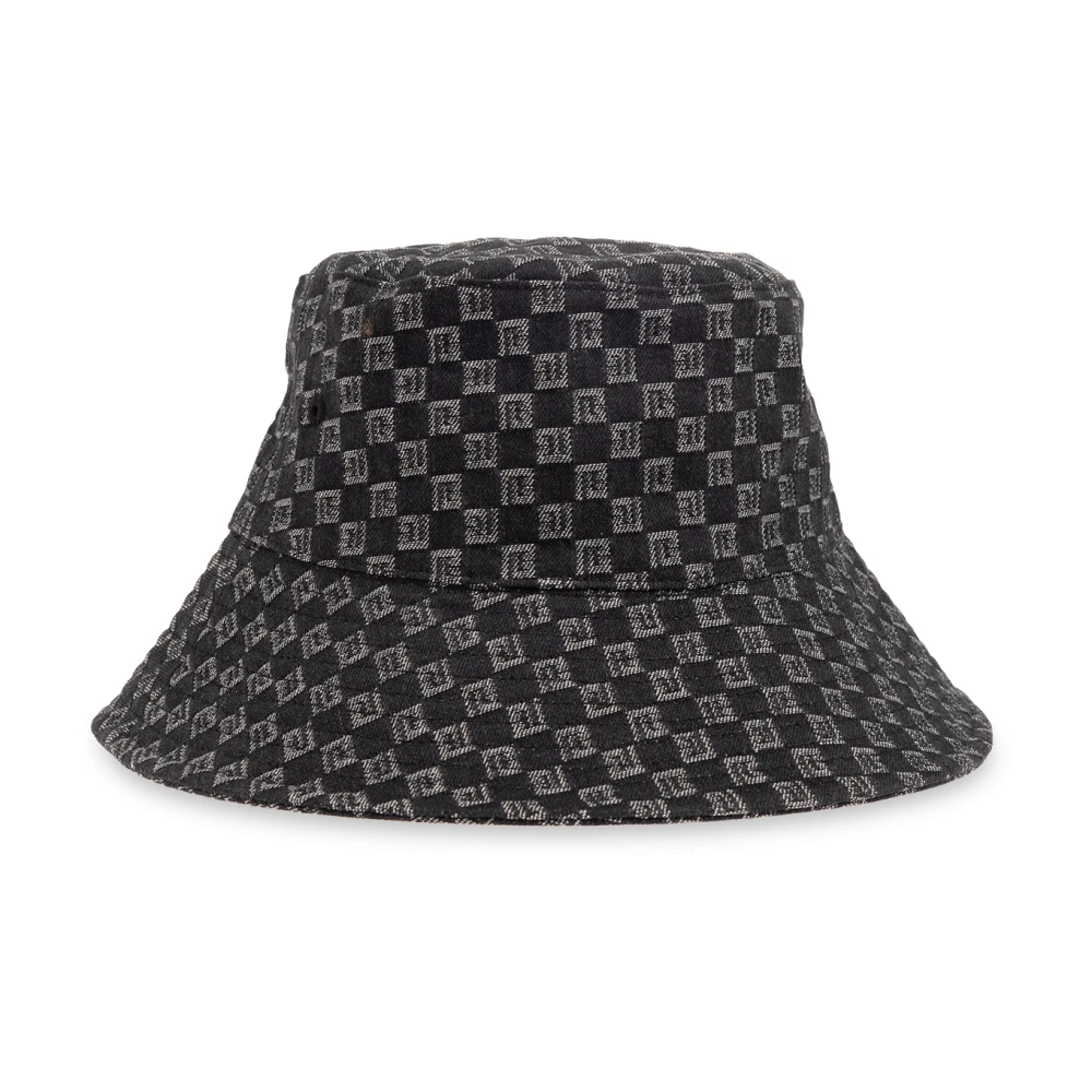 Balmain Bucket hoed met monogram Black Heren