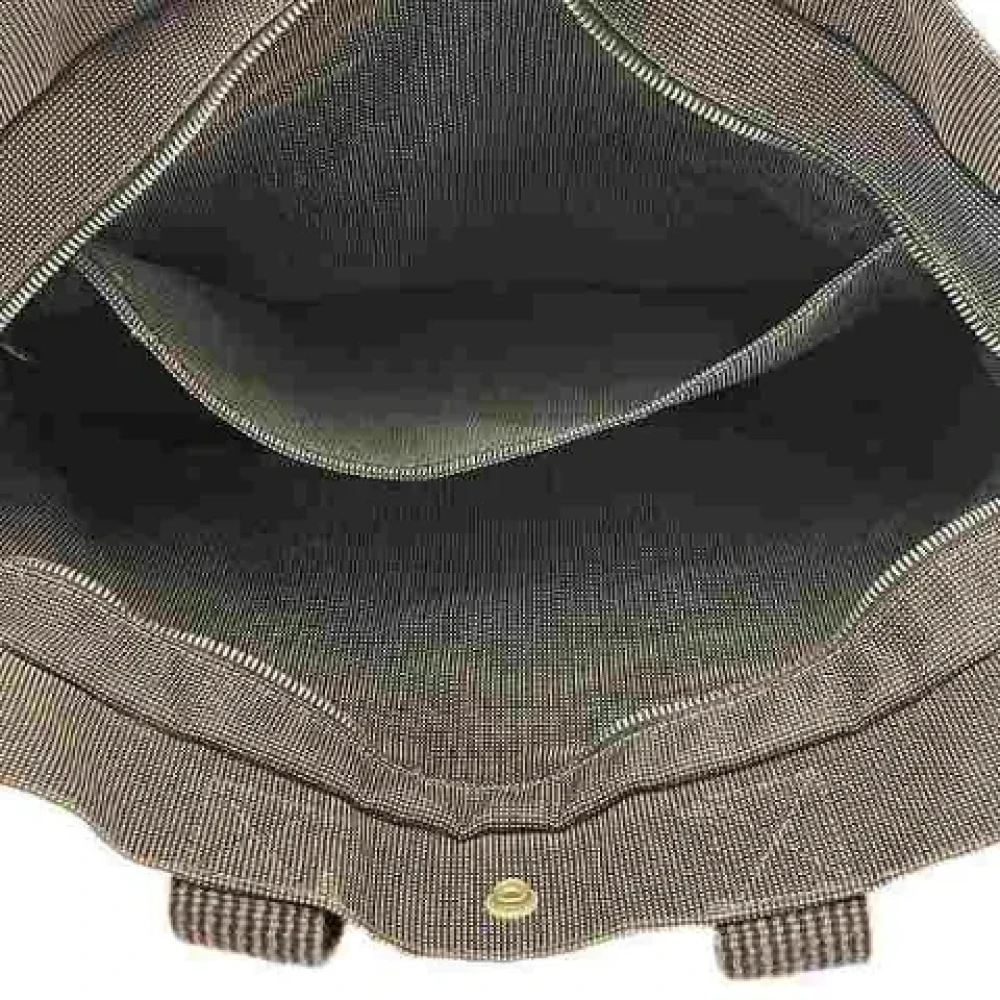Hermès Vintage Pre-owned Canvas handbags Gray Dames