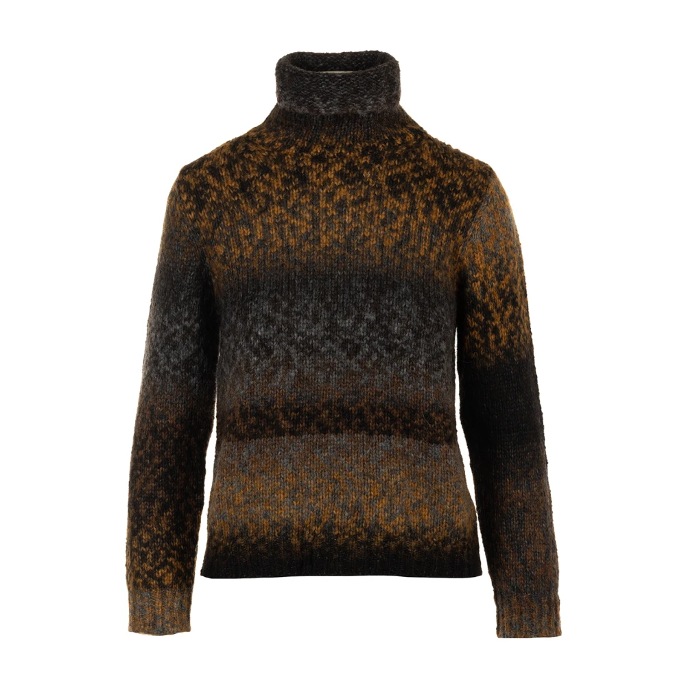 Kangra Bruine Sweater Dolcevita Stijl Brown Dames