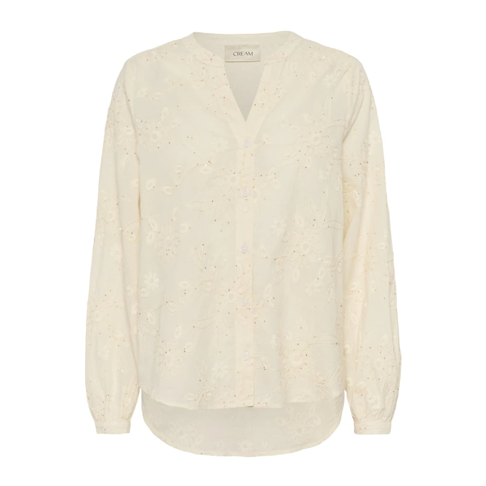 Cream Women's White Blouse - Blouses - S - Blouses & Shirts