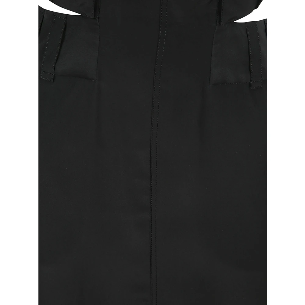 Saint Laurent Zwarte Robe Jurk Black Dames