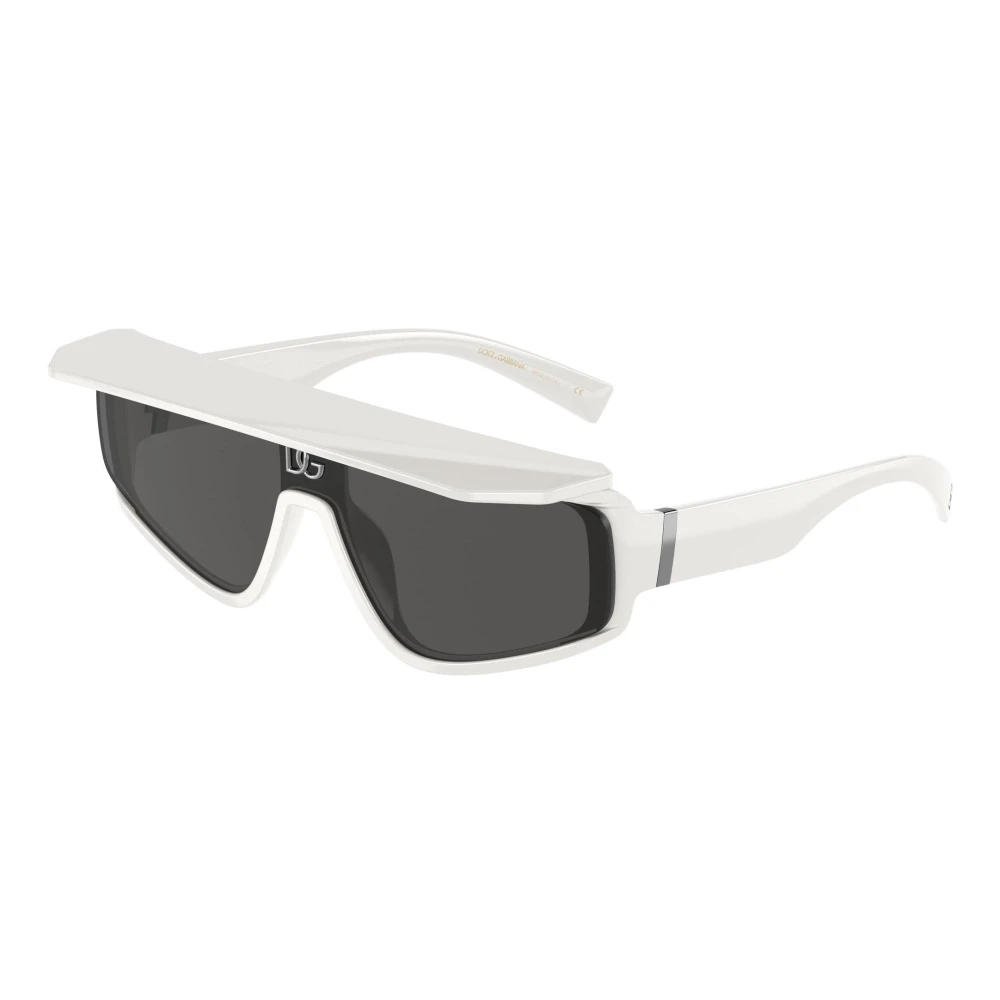 Hvide/Mørkegrå Solbriller